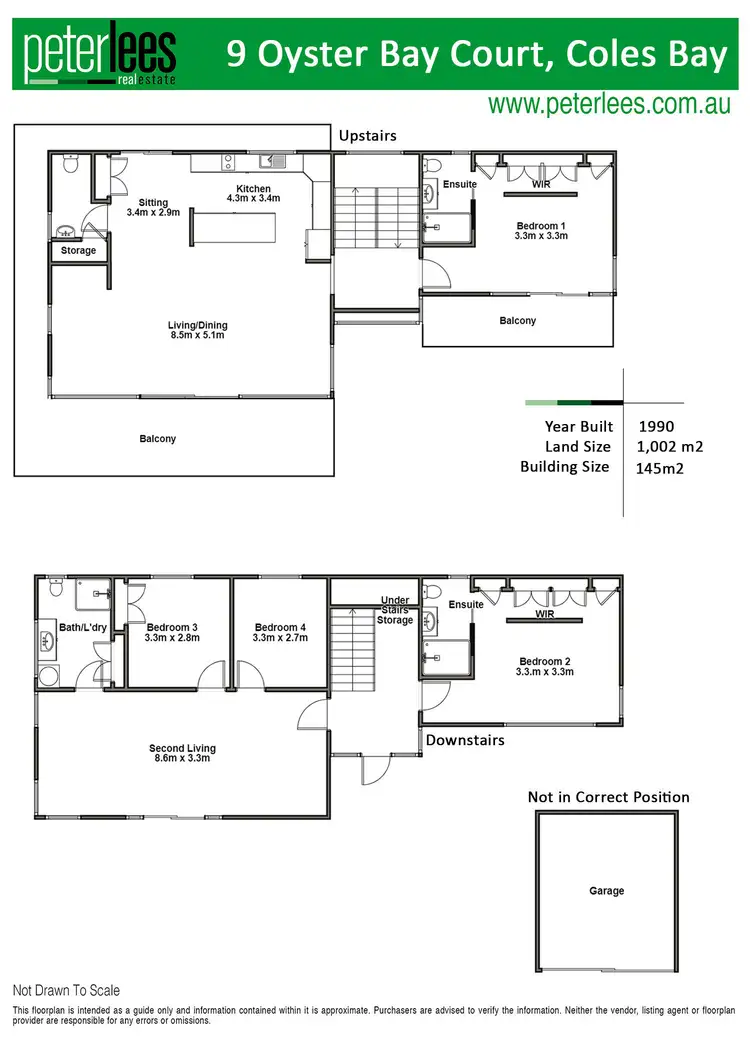 Floorplan of Homely house listing, 9 Oyster Bay Court, Coles Bay TAS 7215