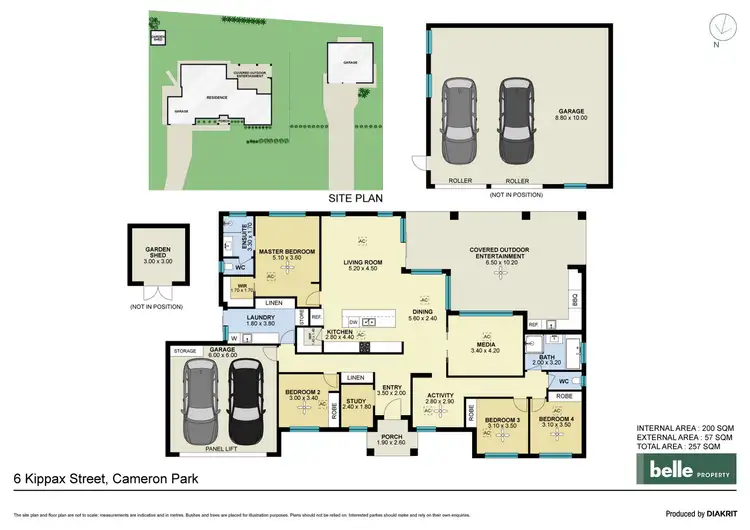 Floorplan of Homely house listing, 6 Kippax Street, Cameron Park NSW 2285