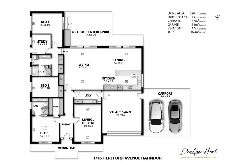 Floorplan of Homely house listing, 1/16 Hereford Avenue, Hahndorf SA 5245