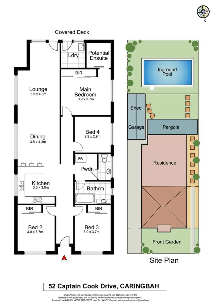 Floorplan of Homely house listing, 52 Captain Cook Drive, Caringbah NSW 2229