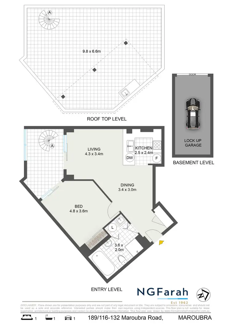 Floorplan of Homely unit listing, 189/116-132 Maroubra Road, Maroubra NSW 2035