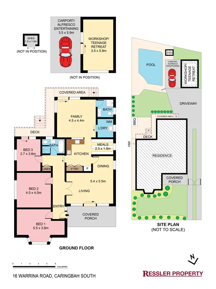 Floorplan of Homely house listing, 16 Warrina Road, Caringbah South NSW 2229