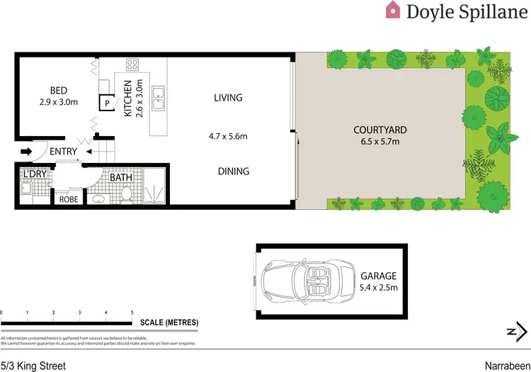 Floorplan of Homely apartment listing, 5/3 King Street, Narrabeen NSW 2101