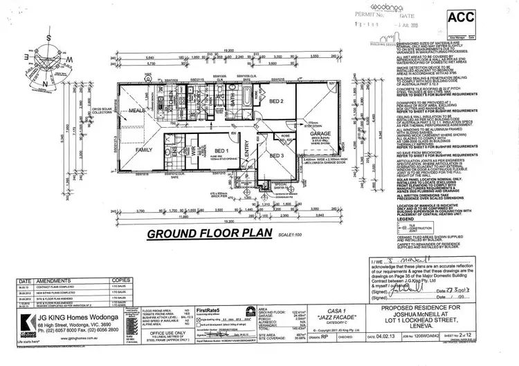 Floorplan of Homely house listing, 1 Lockhead Street, Leneva VIC 3691
