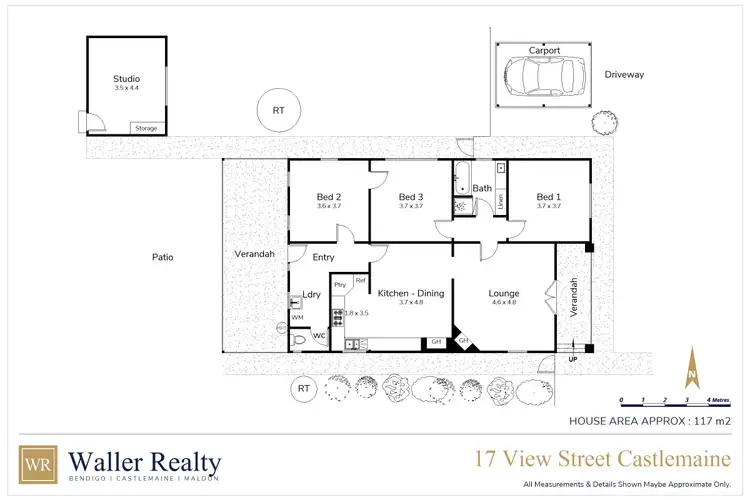 Floorplan of Homely house listing, 17 View Street, Castlemaine VIC 3450