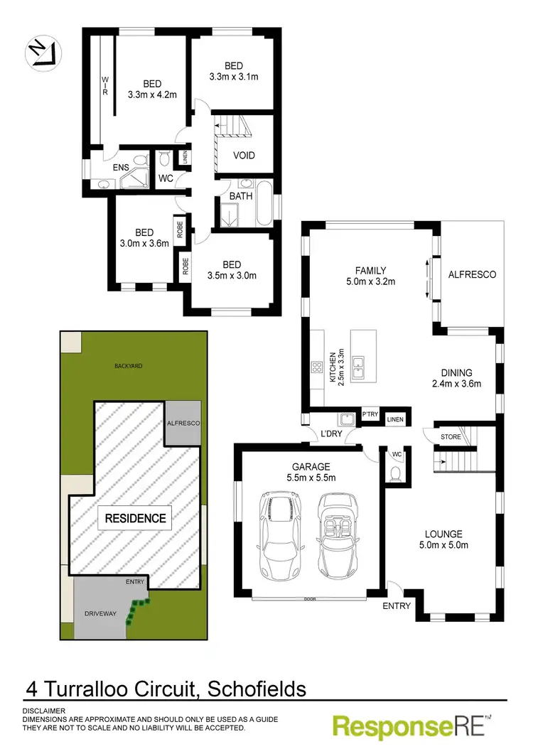 Floorplan of Homely house listing, 4 Turrallo Circuit, Schofields NSW 2762