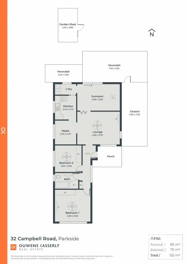 Floorplan of Homely house listing, 32 Campbell Road, Parkside SA 5063
