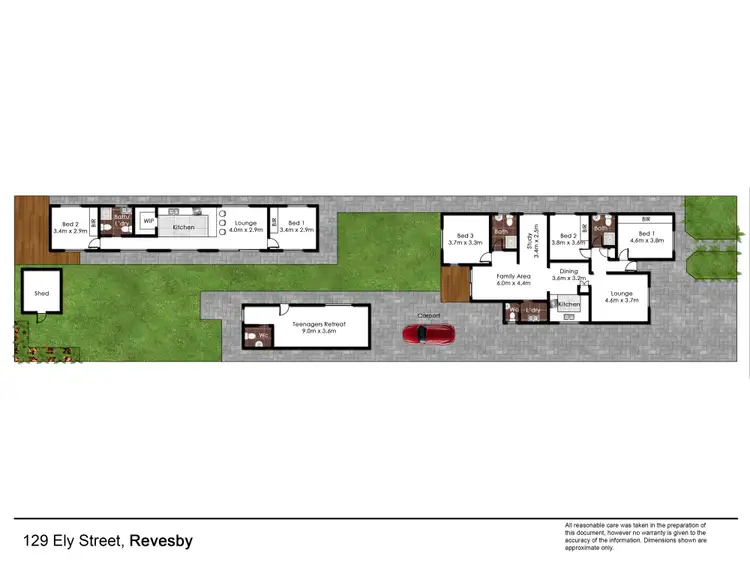 Floorplan of Homely house listing, 129 Ely Street, Revesby NSW 2212
