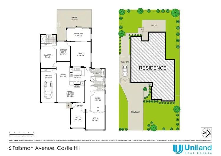 Floorplan of Homely house listing, 6 Talisman Avenue, Castle Hill NSW 2154