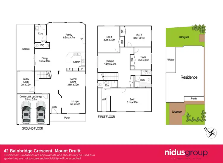 Floorplan of Homely house listing, 42 Bainbridge Crescent, Rooty Hill NSW 2766