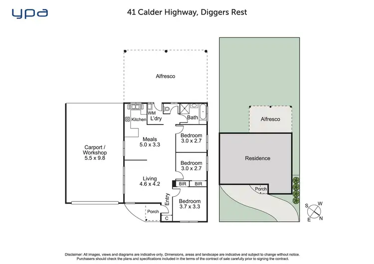 Floorplan of Homely house listing, 41 Calder Highway, Diggers Rest VIC 3427
