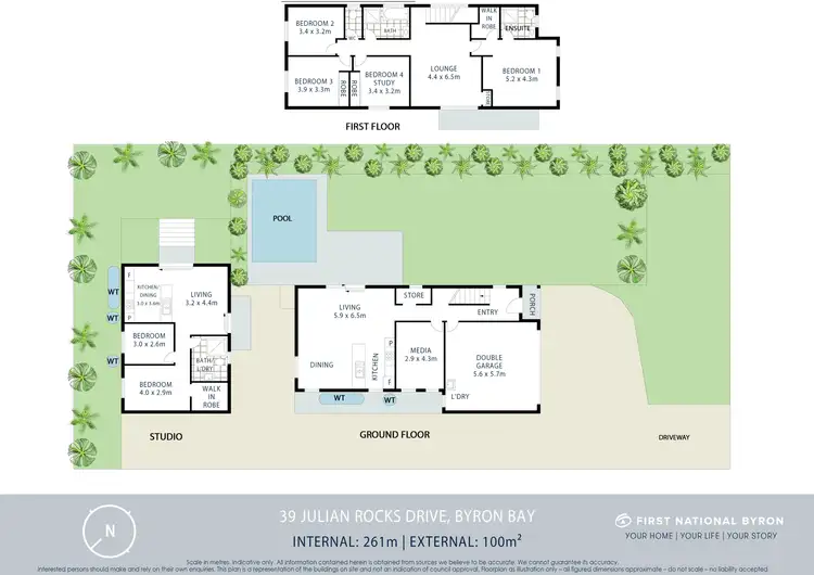 Floorplan of Homely house listing, 39 Julian Rocks Drive, Byron Bay NSW 2481
