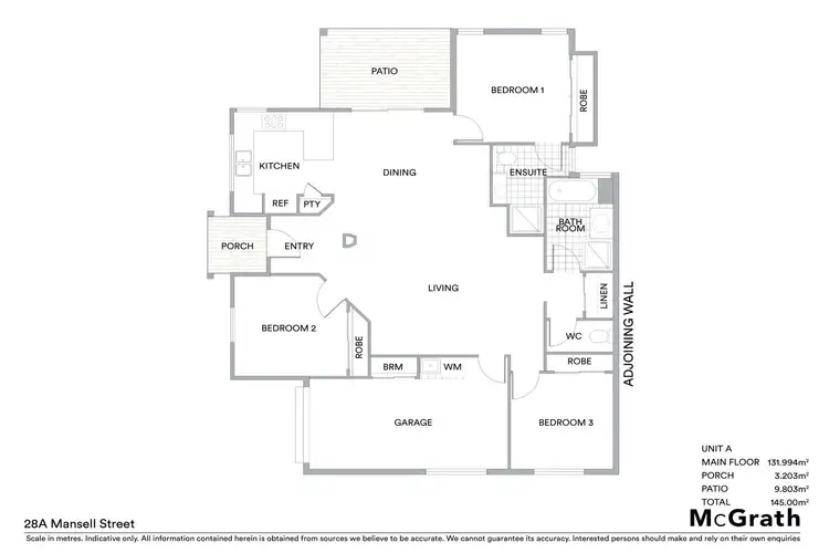 Floorplan of Homely semi-detached listing, 28A Mansell Street, Meridan Plains QLD 4551