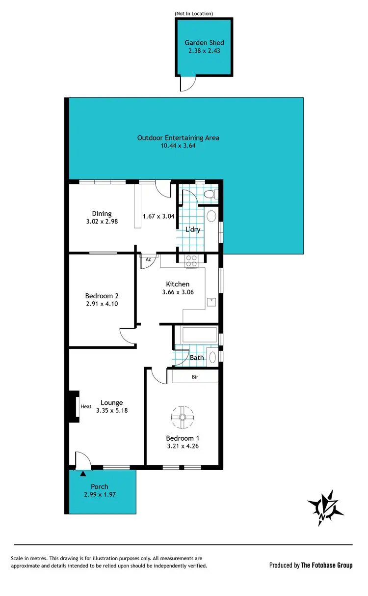 Floorplan of Homely house listing, 32 Naldera Street, Glandore SA 5037