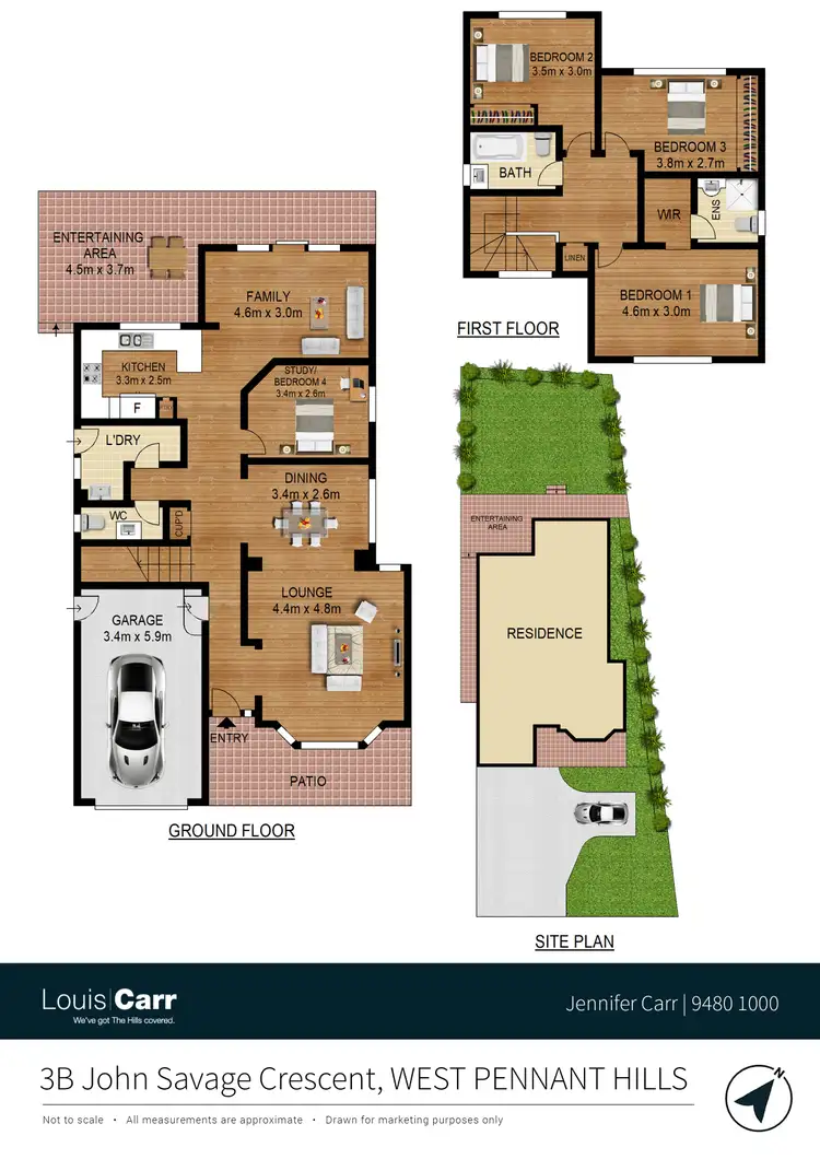 Floorplan of Homely house listing, 3B John Savage Crescent, West Pennant Hills NSW 2125