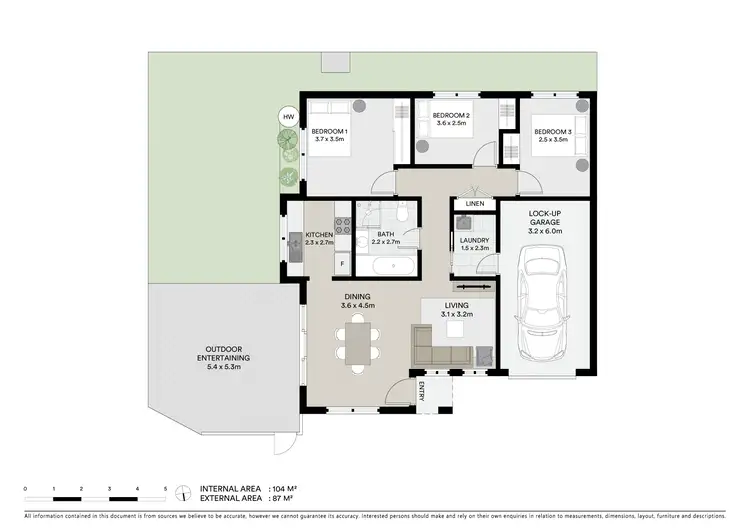 Floorplan of Homely townhouse listing, 1/16 Coraki Place, Ourimbah NSW 2258
