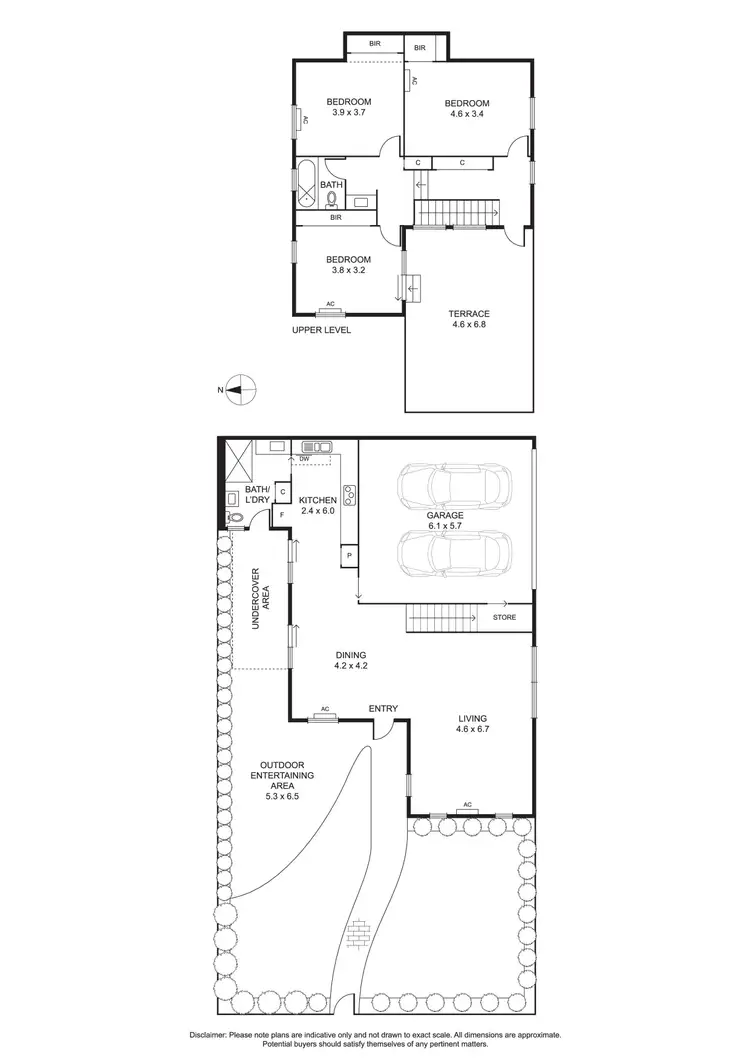 Floorplan of Homely townhouse listing, 1/11 Tarakan Avenue, Ashburton VIC 3147