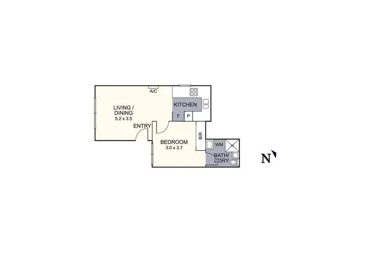 Floorplan of Homely unit listing, 6/10-12 Separation Street, Fairfield VIC 3078