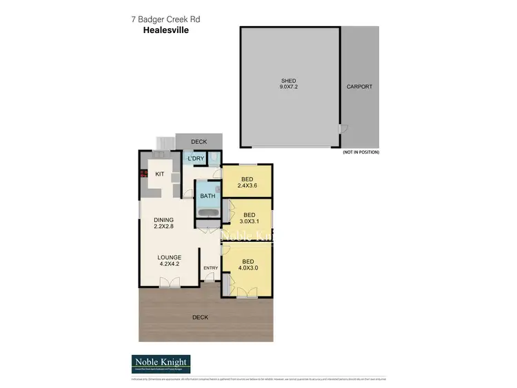 Floorplan of Homely house listing, 7 Badger Creek Road, Healesville VIC 3777