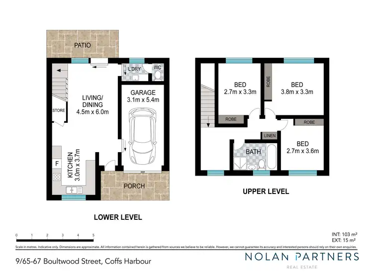 Floorplan of Homely townhouse listing, 9/65-67 Boultwood Street, Coffs Harbour NSW 2450