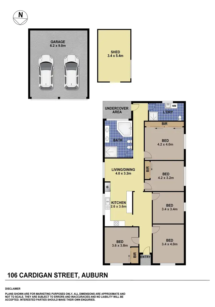 Floorplan of Homely house listing, 106 Cardigan Street, Auburn NSW 2144