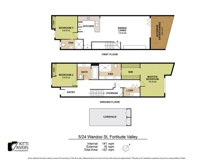 Floorplan of Homely apartment listing, 5/24 Wandoo Street, Fortitude Valley QLD 4006