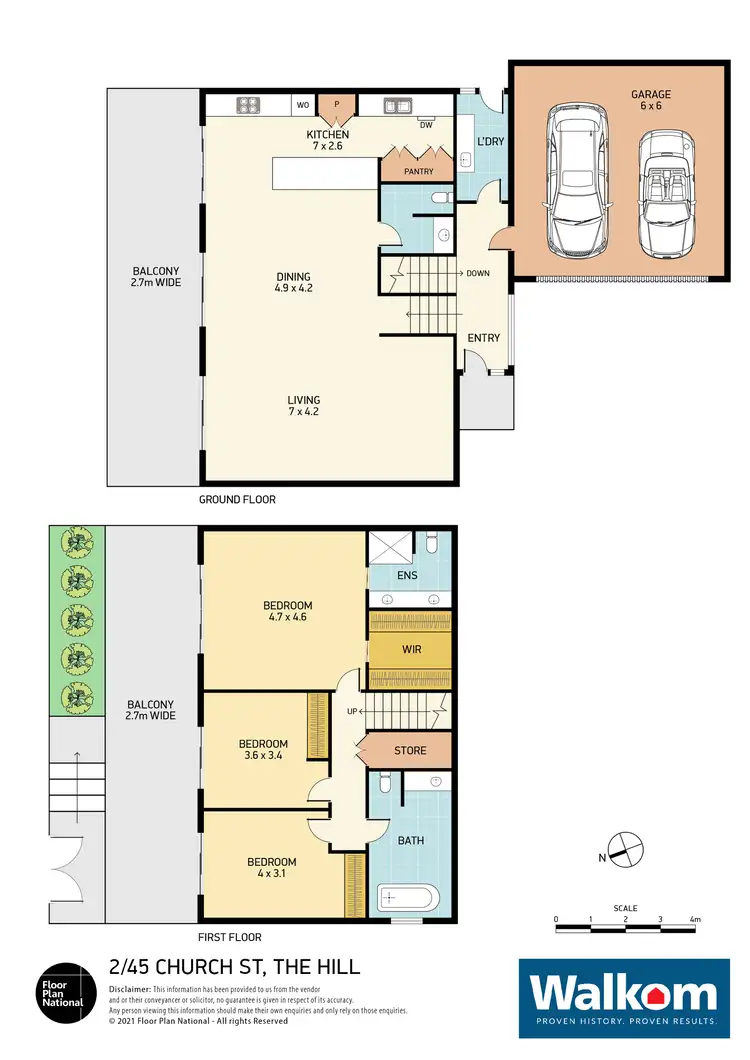 Floorplan of Homely house listing, 2/45 Church Street, The Hill NSW 2300