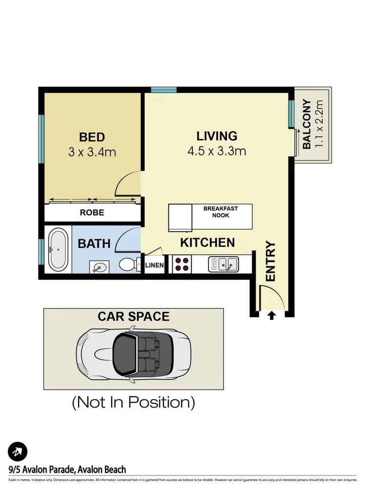 Floorplan of Homely apartment listing, 9/5 Avalon Parade, Avalon Beach NSW 2107