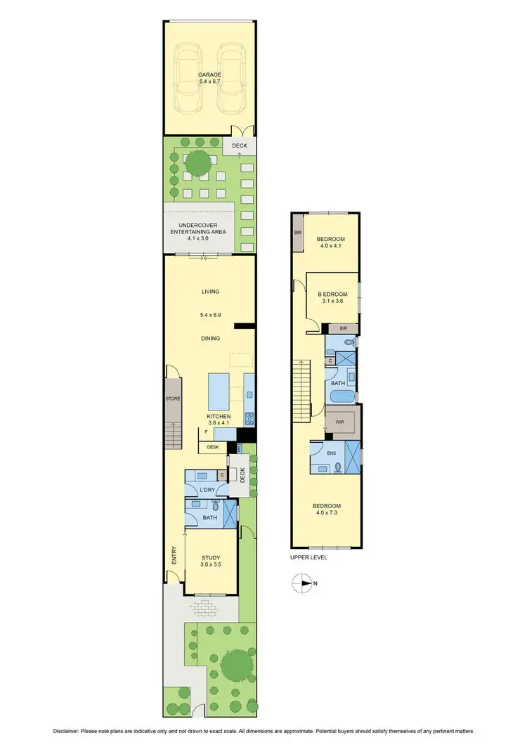 Floorplan of Homely townhouse listing, 13a Capulet Street, Moonee Ponds VIC 3039