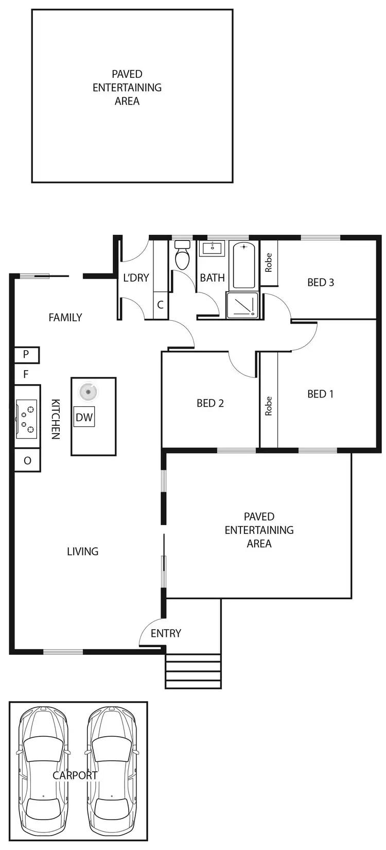 Floorplan of Homely house listing, 26 Langdon Avenue, Wanniassa ACT 2903