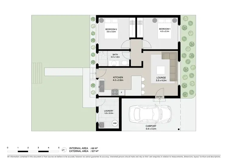 Floorplan of Homely unit listing, 3/70a Lawson Street, Mudgee NSW 2850