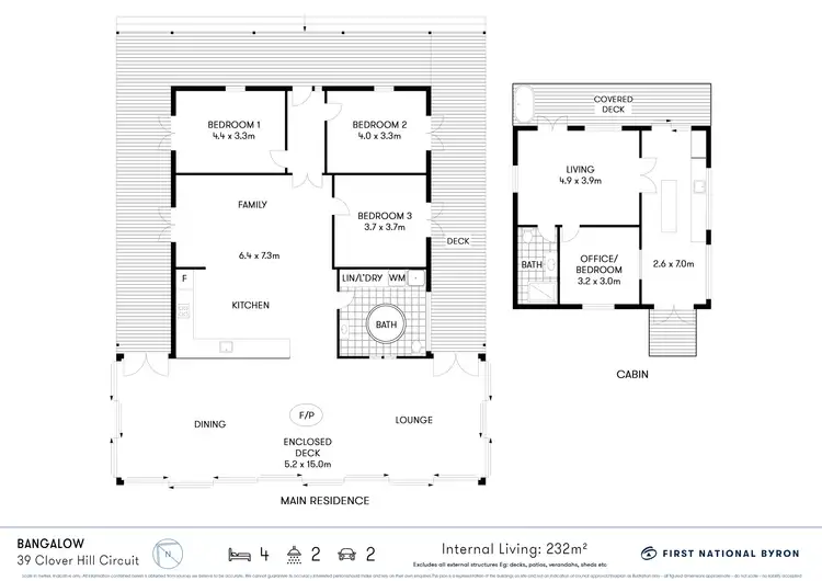 Floorplan of Homely house listing, 39 Clover Hill Circuit, Bangalow NSW 2479