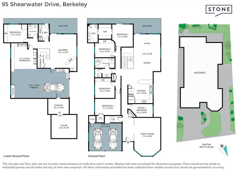 Floorplan of Homely house listing, 95 Shearwater Drive, Berkeley NSW 2506