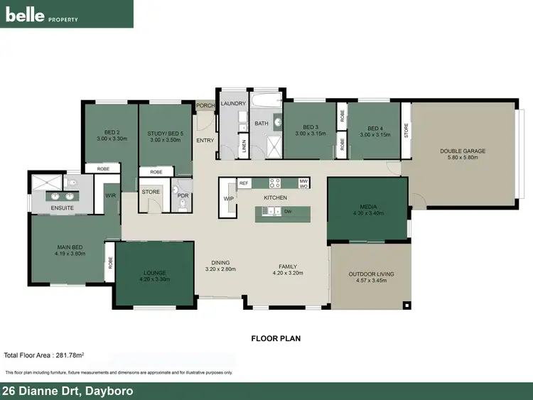 Floorplan of Homely house listing, 26 Diane Drive, Dayboro QLD 4521