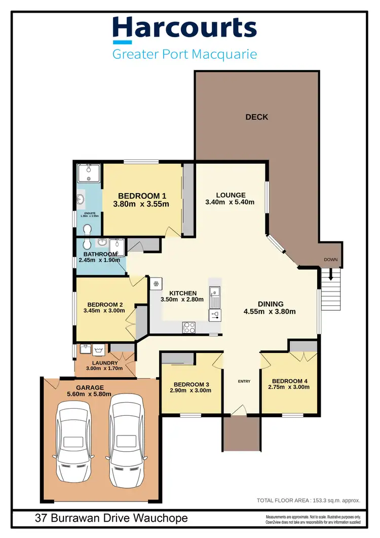 Floorplan of Homely house listing, 37 Burrawan Drive, Wauchope NSW 2446