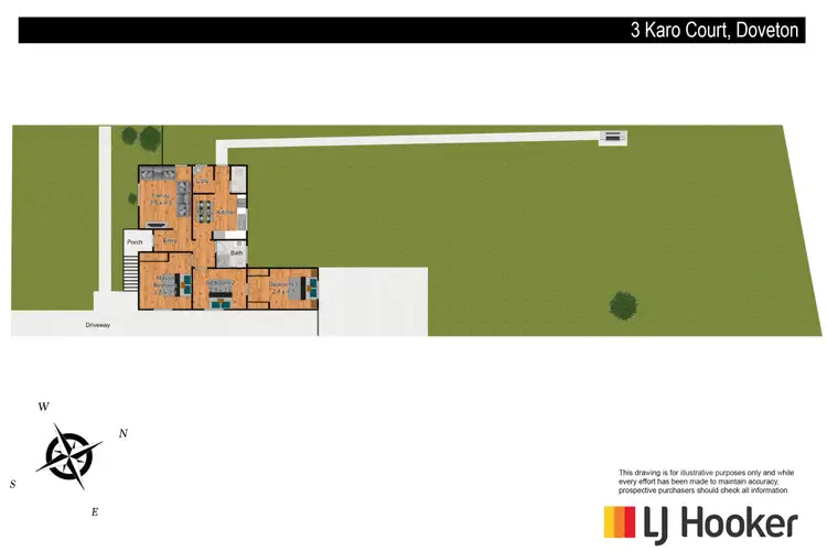 Floorplan of Homely house listing, 3 Karo Court, Doveton VIC 3177