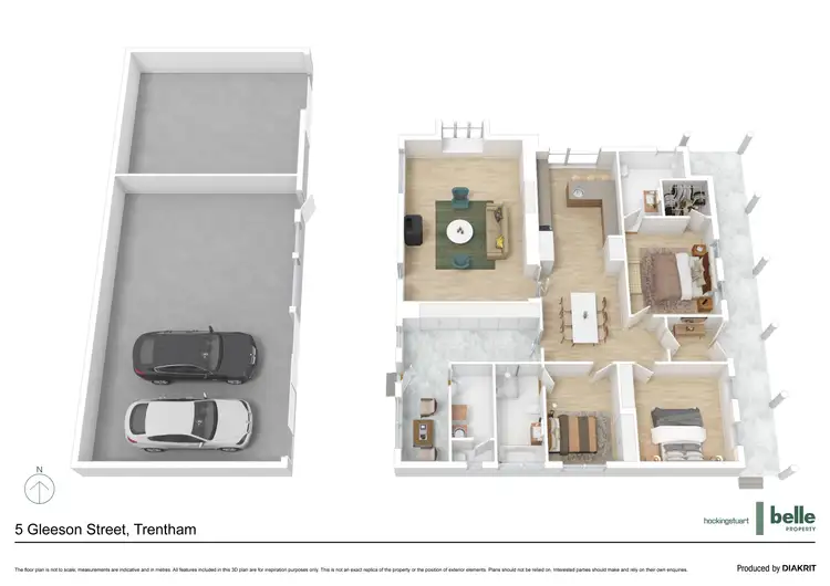 Floorplan of Homely house listing, 5 Gleeson Street, Trentham VIC 3458