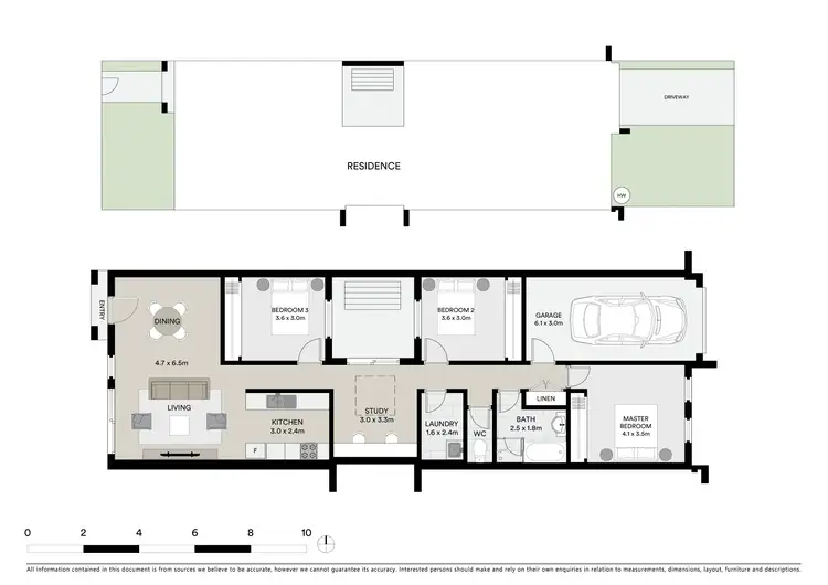 Floorplan of Homely terrace listing, 28 James Harrison Street, Dunlop ACT 2615
