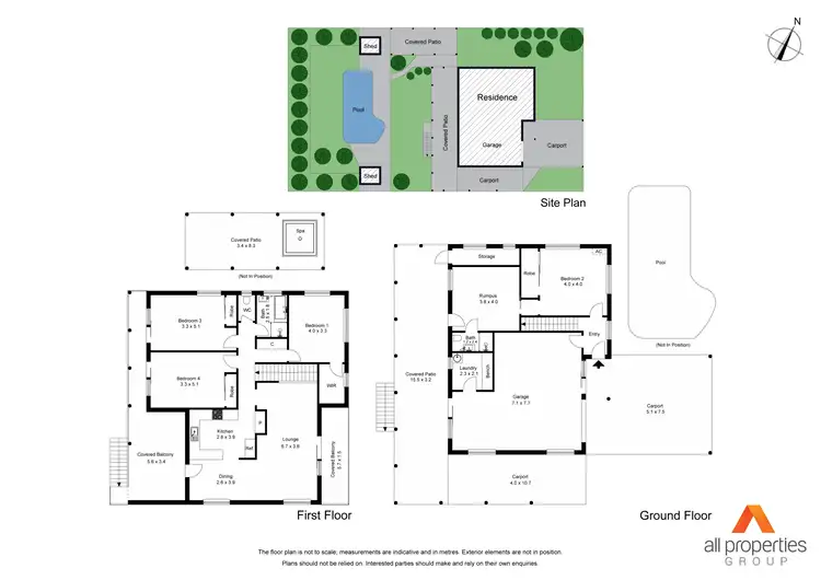 Floorplan of Homely house listing, 7 Parklands Drive, Boronia Heights QLD 4124