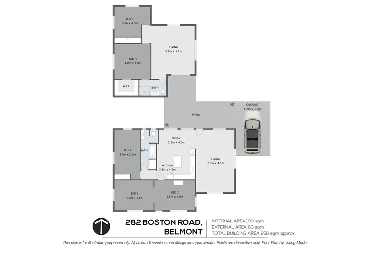 Floorplan of Homely house listing, 282 Boston Road, Belmont QLD 4153