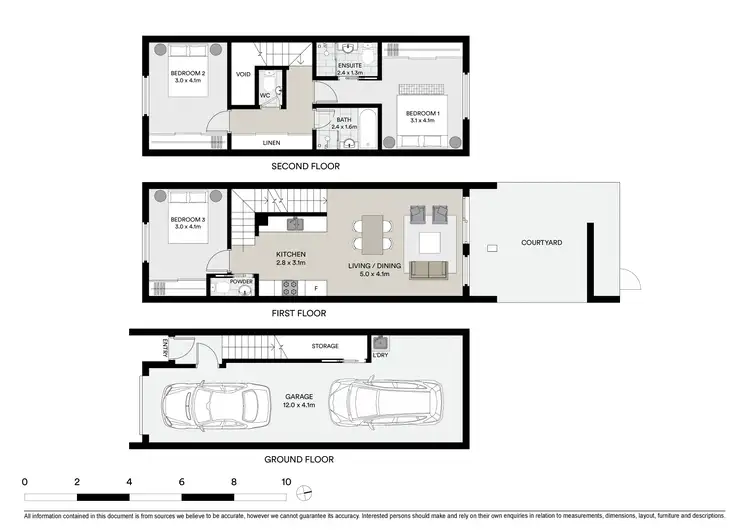Floorplan of Homely townhouse listing, 27/1 Hoffmann Street, Moncrieff ACT 2914