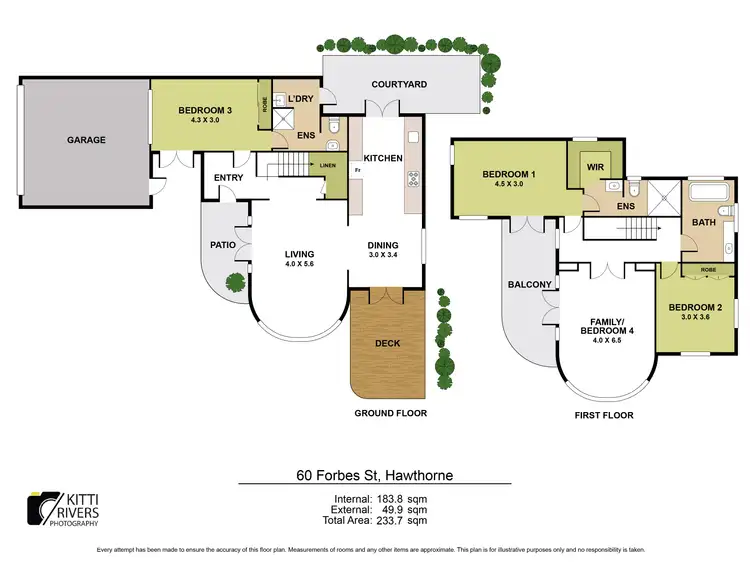 Floorplan of Homely house listing, 60 Forbes Street, Hawthorne QLD 4171