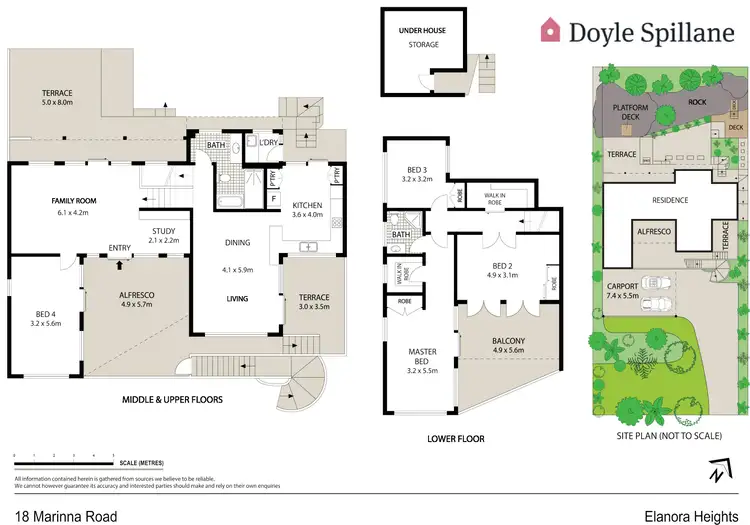 Floorplan of Homely house listing, 18 Marinna Road, Elanora Heights NSW 2101