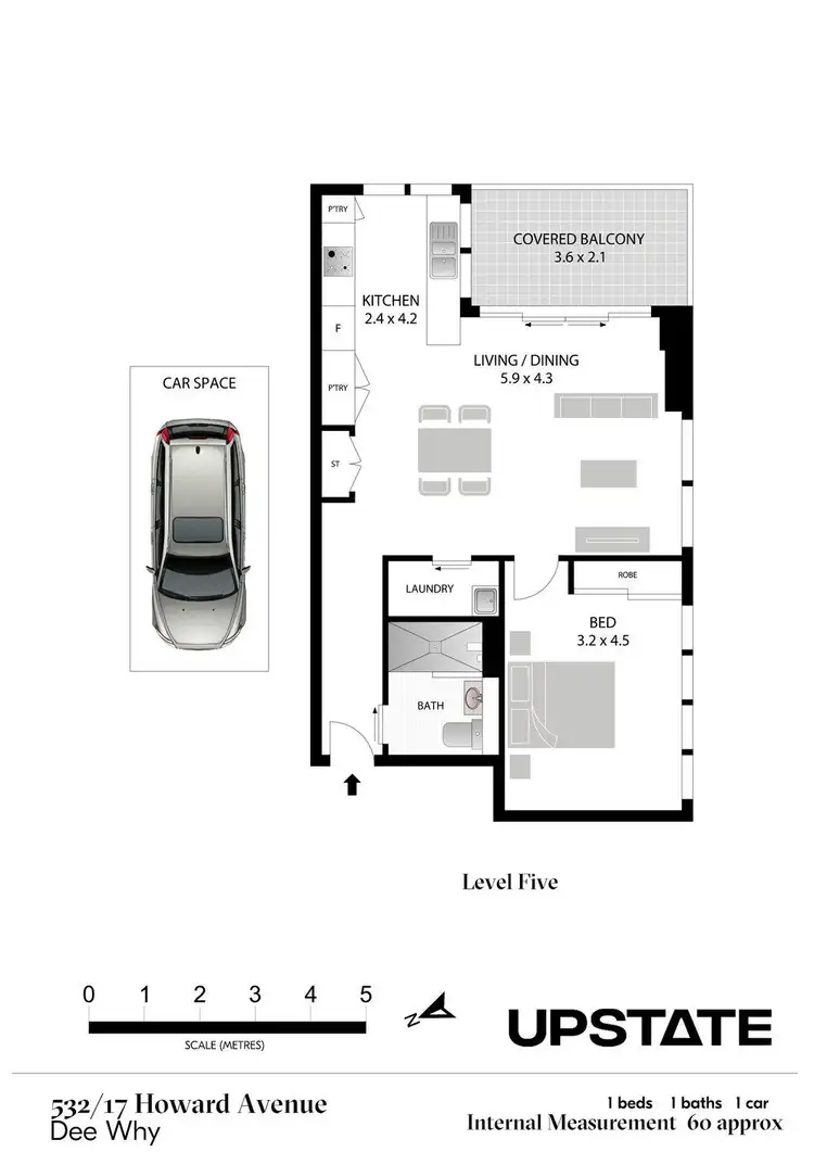Floorplan of Homely apartment listing, 532/17 Howard Avenue, Dee Why NSW 2099