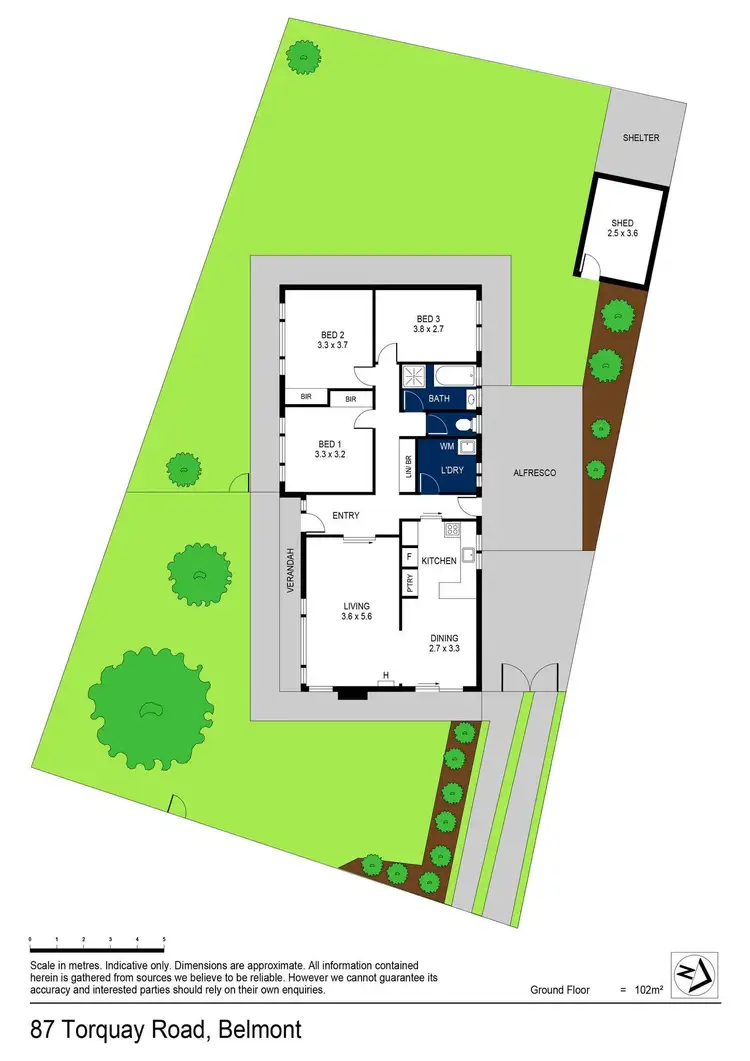 Floorplan of Homely house listing, 87 Torquay Road, Belmont VIC 3216