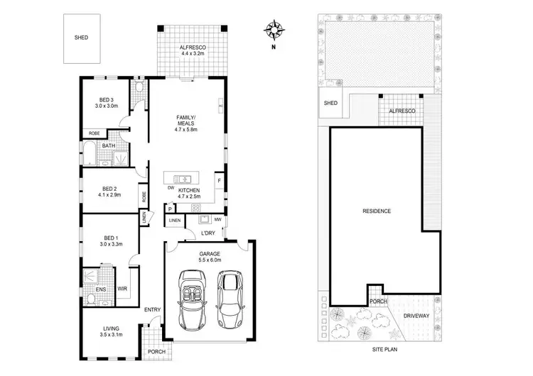 Floorplan of Homely house listing, 3 Alcove Way, Beveridge VIC 3753