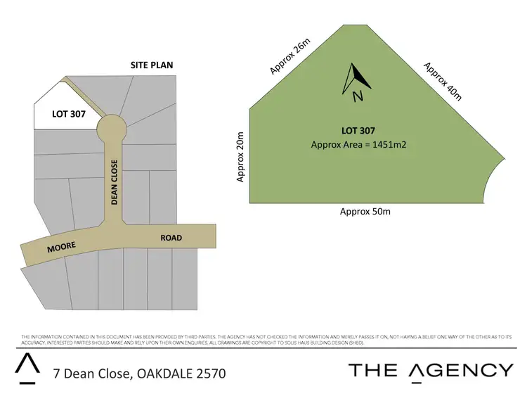 Floorplan of Homely land listing, 7 Dean Close, Oakdale NSW 2570