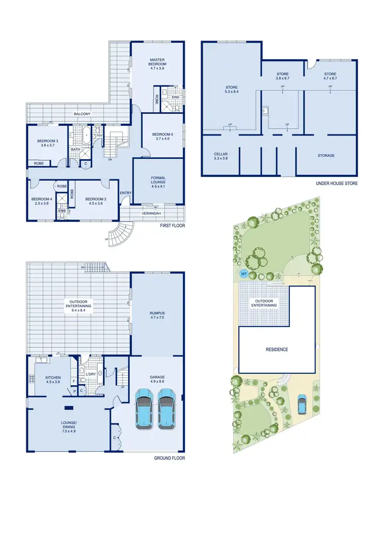 Floorplan of Homely house listing, 38 Moncrieff Drive, East Ryde NSW 2113