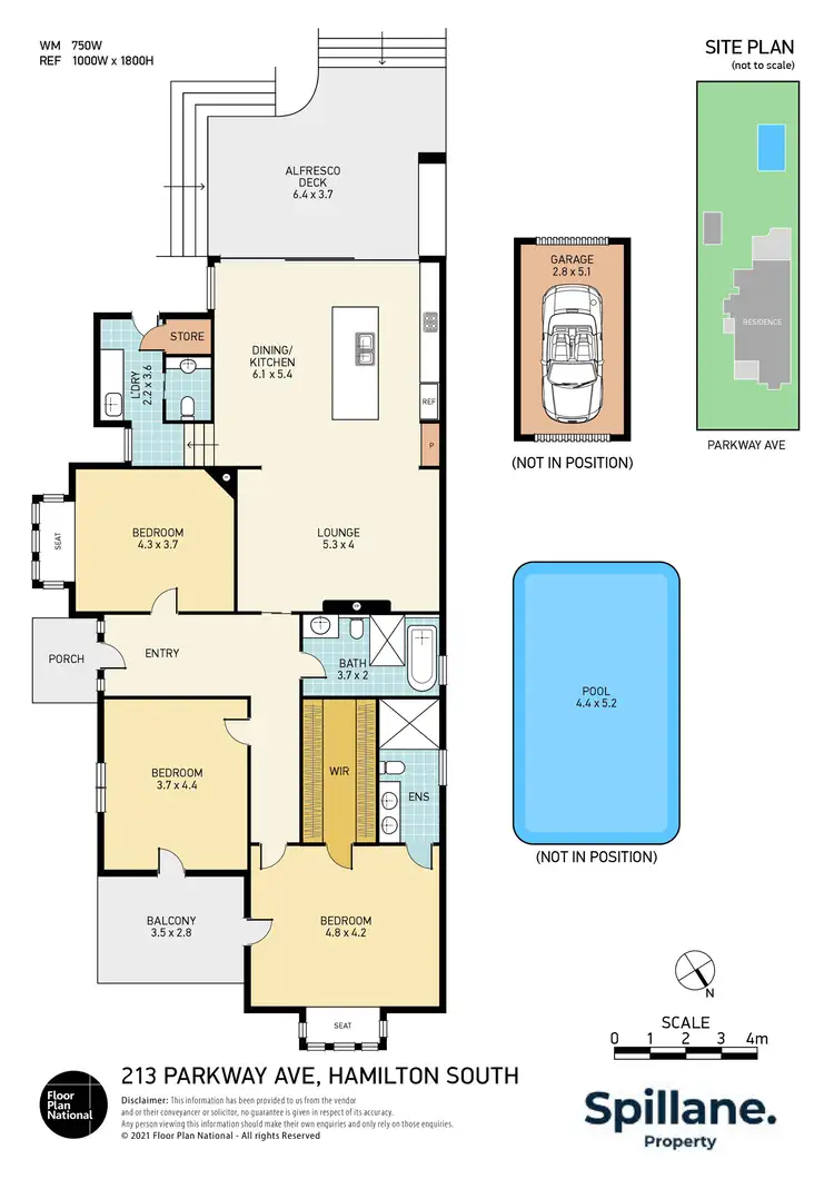 Floorplan of Homely house listing, 213 Parkway Avenue, Hamilton South NSW 2303