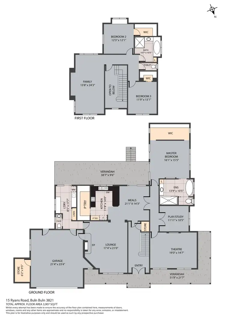 Floorplan of Homely house listing, 15 Ryans Road, Buln Buln VIC 3821